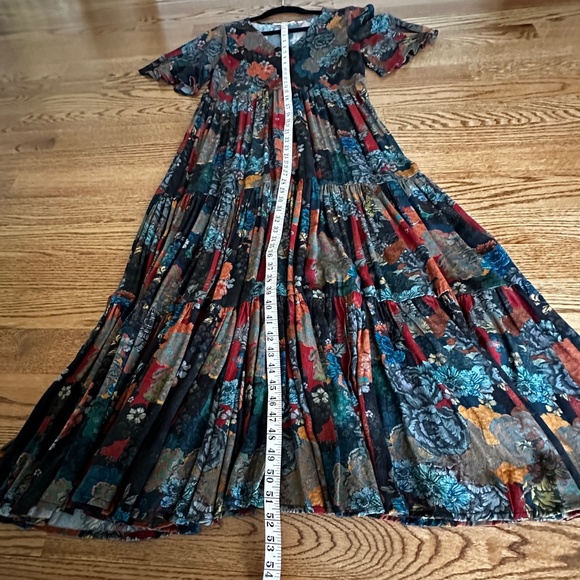 Soft Surroundings Multi-Colored Tiered Maxi Dress Medium - Picture 9 of 12